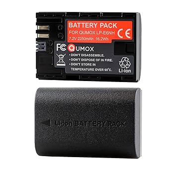 Amazon.com : QUMOX LP-E6NH Camera Battery for Canon EOS 5D