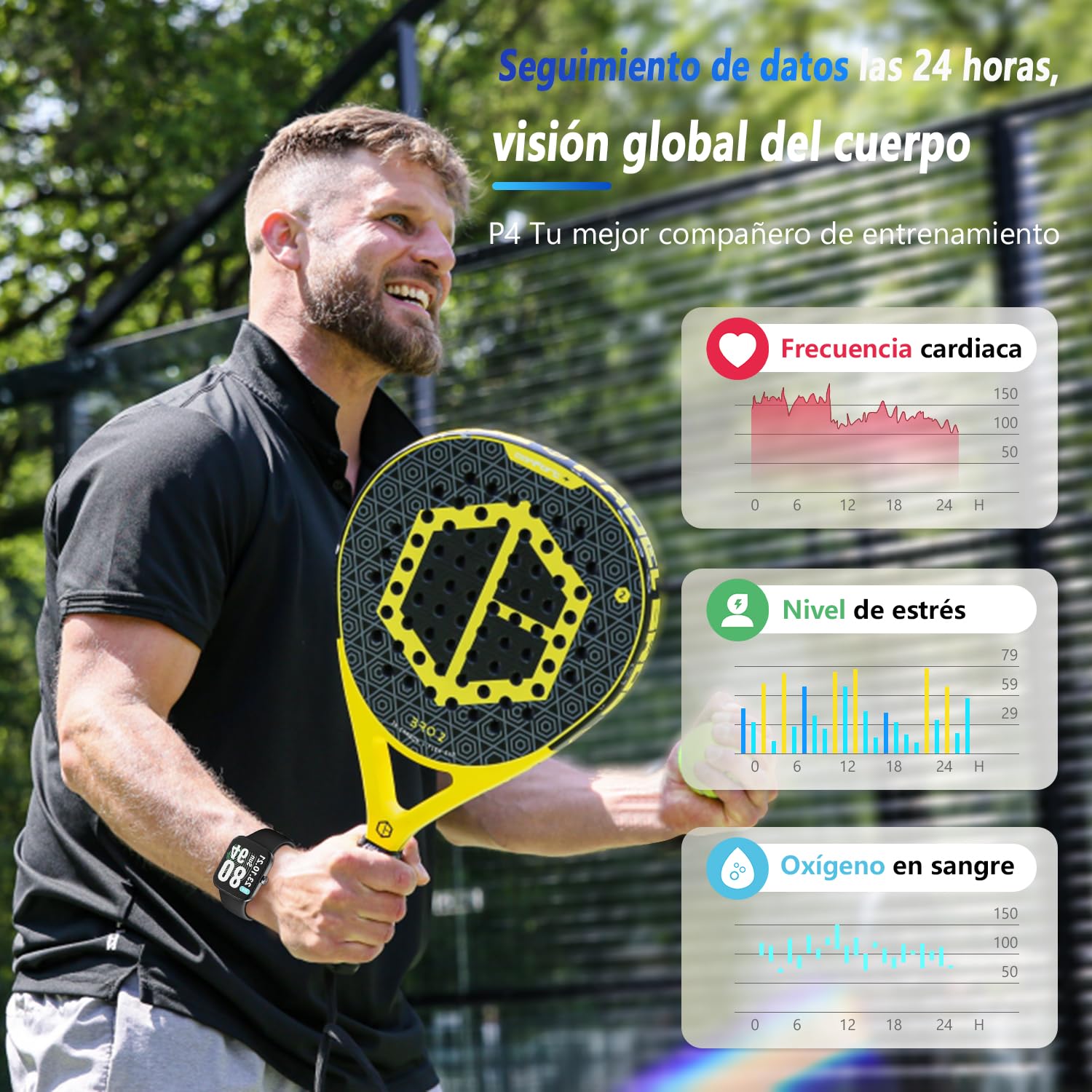 ASWEE Smartwatch, 1.85'' Schermo Orologio Smartwatch Uomo Donna con Chiamata e Risposta Vivavoce, Smart Watch con Contapassi, Cardiofrequenzimetro da Polso, 200+ modalità Sportive per Android iOS