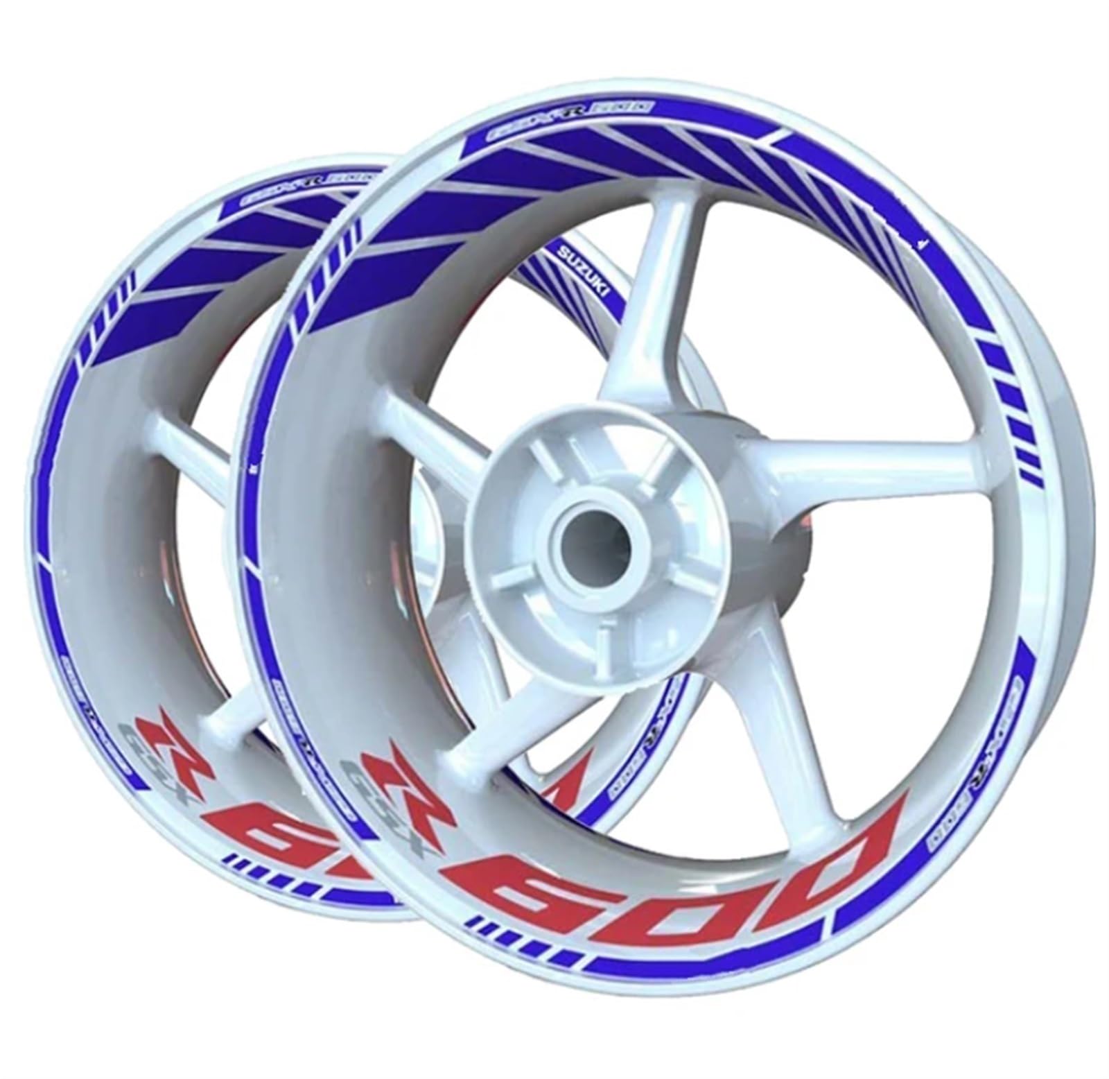 Motorcycle Wheel Stickers for Suzuki GSXR600 GSXR 600 Wheel Rim Sticker