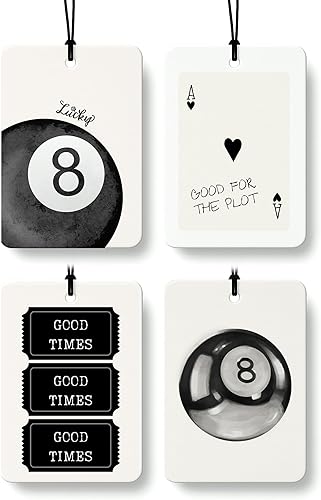 Miniatura 11 de Ambientador retro Coquette negro con lazo de colonia, ambientador colgante de discoteca con lazo de chica preppy para auto, baño, dormitorio,