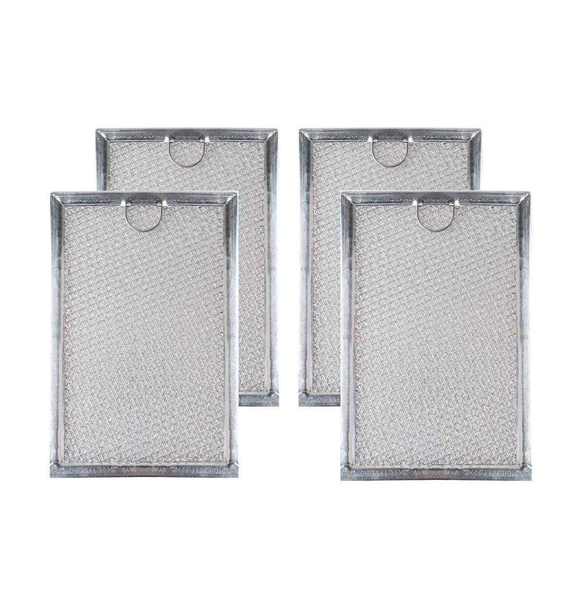 Toolsco 4PCS Reliable WB06X10309 Microwave Oven Grease Filters. Replacement Part Fits for GE Microwaves and Replaces WB06X10654, 5230W1A012B, WB06X10359