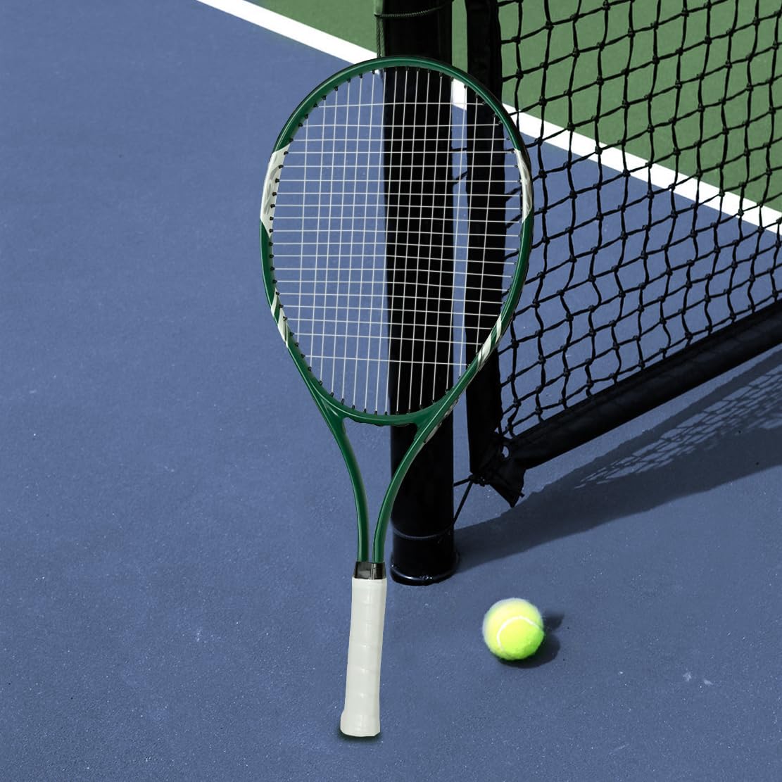 Tennis Rackets 2 Players Recreational for Beginners,Pre-Strung 27 Inch Light Adult Racquet Set for Women Men with Tennis Balls,Overgrips and Carry Bag