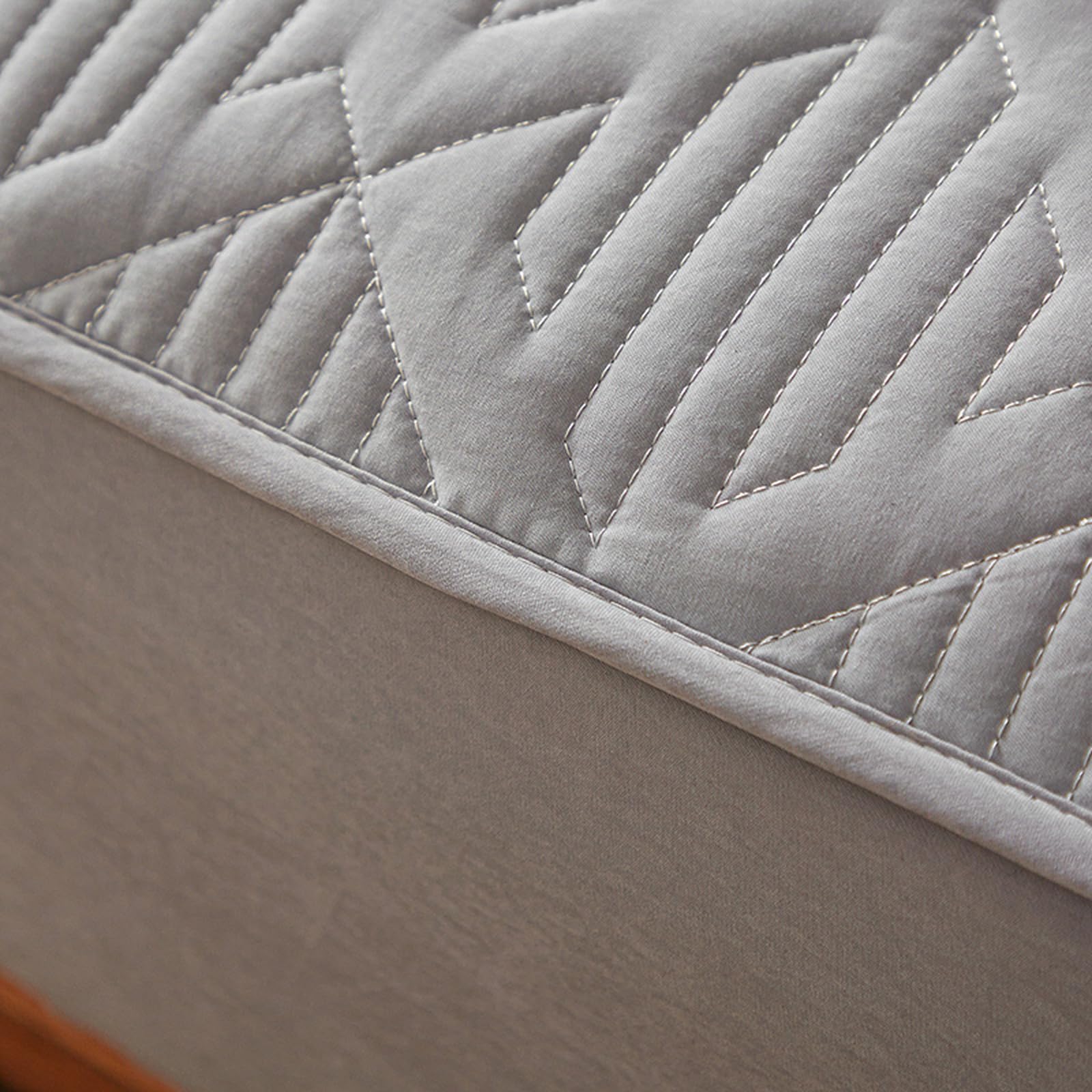 Spannbettlaken 180x200 Khaki Baumwolle Großes Doppelbett