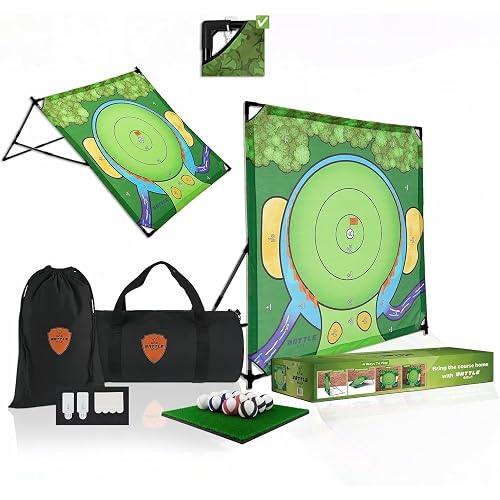 Battle Golf Chipping Game - The Original Portable Golf Game for Chipping Practice for Dads and Junior Golfers - Indoor and Outdoor