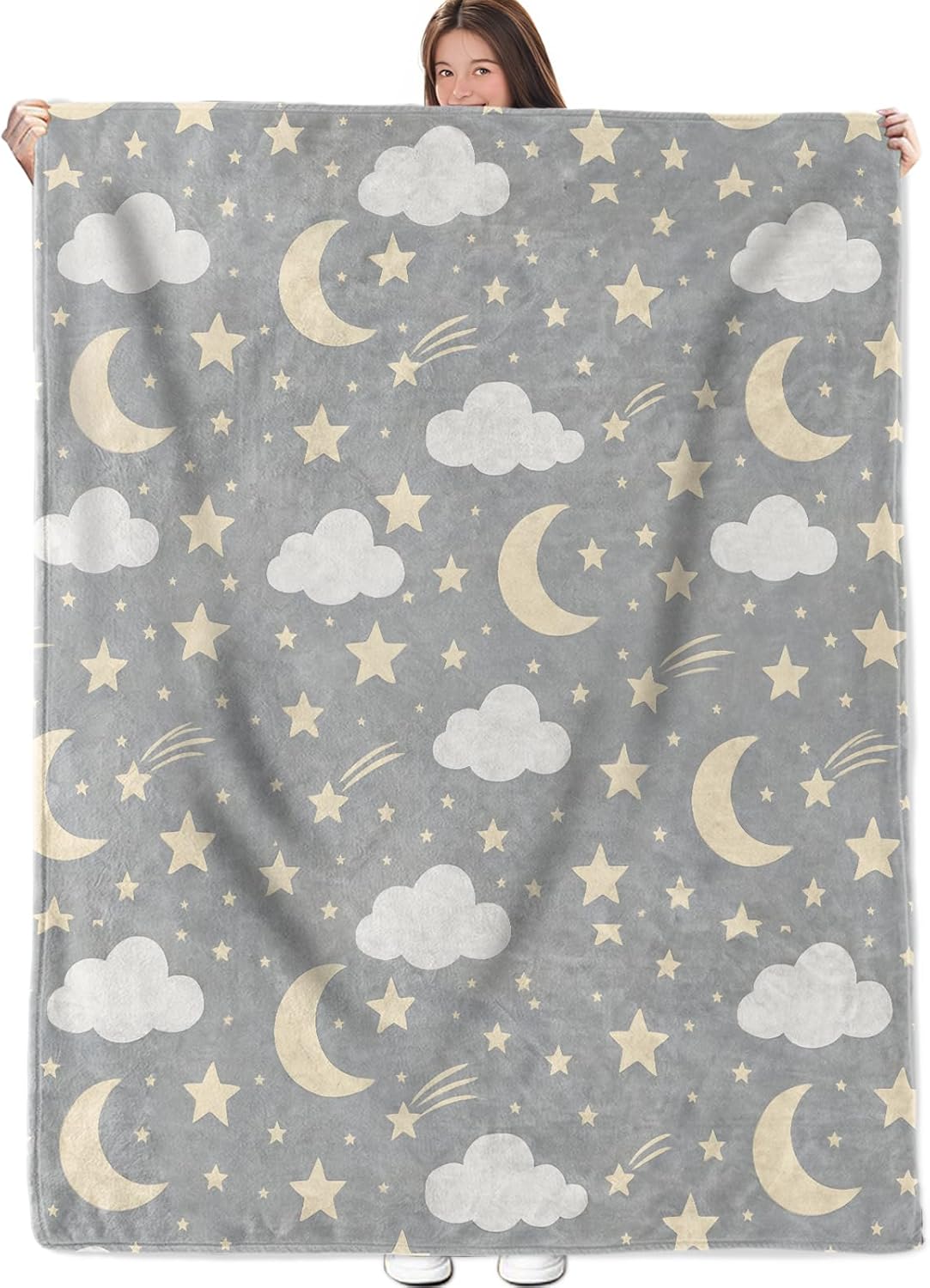 Dachshund Floral Blanket, Dog and Flower Flannel Throw, Soft Cozy Lightweight Throws Blankets for Women Kids Girls, Romantic Puppy Home Decor for Sofa Couch Bedroom Home, 60x50 Inch