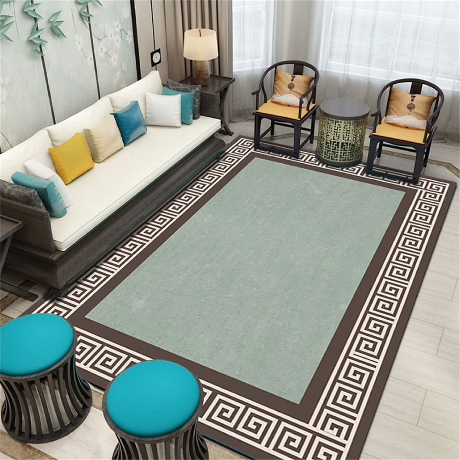 Bunt Wohnzimmer Studie Schlafzimmer Teppich mädchen kinderzimmer licht wohnzimmercouch Teppich deko Outdoor terrasse bunt zimmerdeko180x280CM
