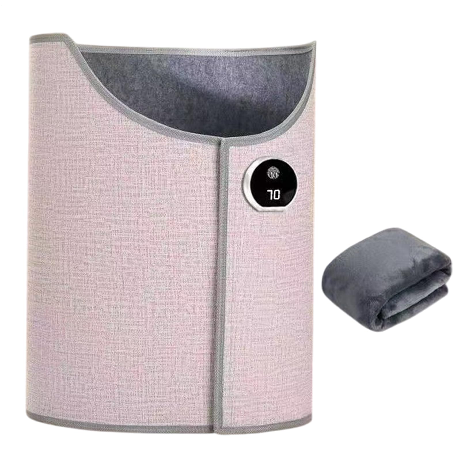 Almohadilla para pies para calentador de escritorio: calentador eléctrico plegable, tapete térmico, calentadors para pies plegable con termostato y temporizador | Protección segura contra