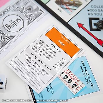 the beatles ビートルズ　モノポリー　コレクターズエディション Amazon.com: Monopoly: The Beatles, Play as Rocky Raccoon