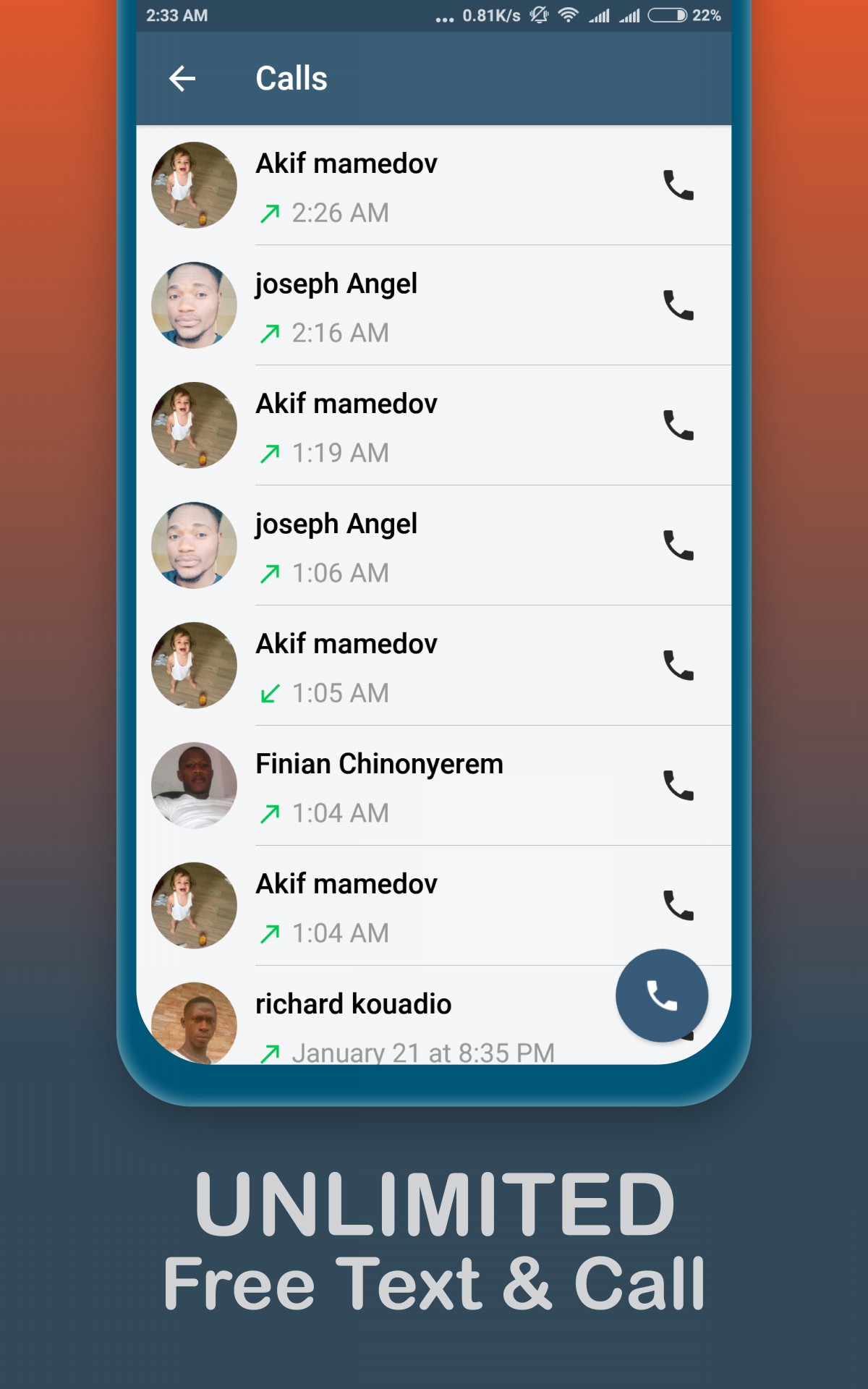 talk and text free app