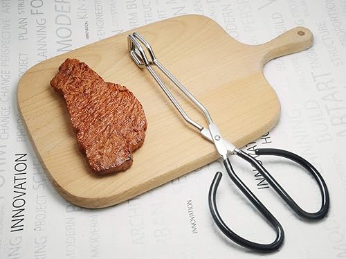 Miniatura 4 de Pinzas de tijera de cocina de acero inoxidable de 10 pulgadas, juego de 2