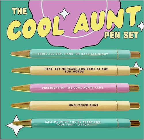 Jxueych 5 bolígrafos divertidos con papel, bolígrafos retráctiles de varios colores, tinta negra, punta media de 0.039 pulgadas, secado rápido para