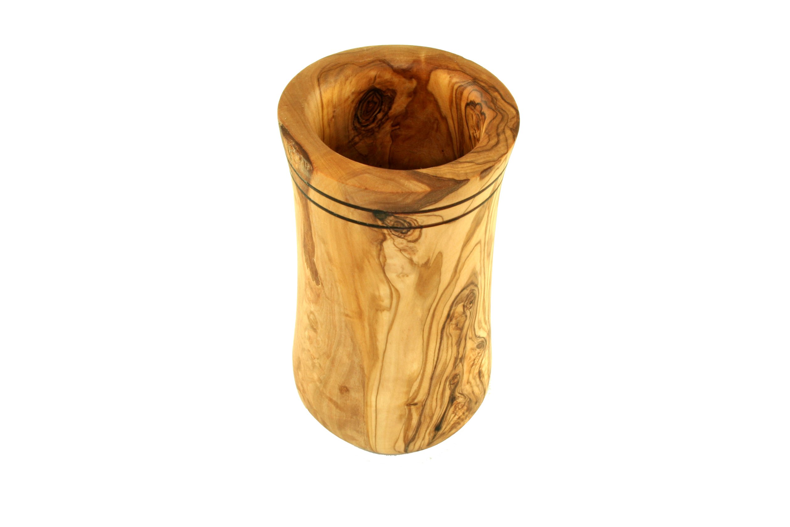 D.O.M. Set de cuisine de 5 pièces avec tasse pour les couverts en bois d'olivier.