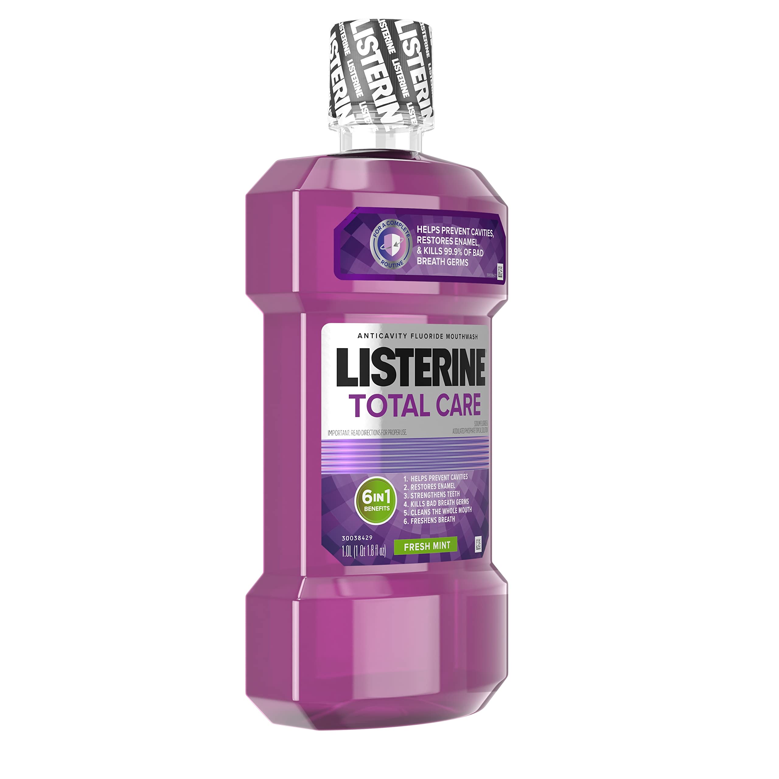 Enjuague bucal con flúor anticaries Listerine Total Ca...B00495Q5OW