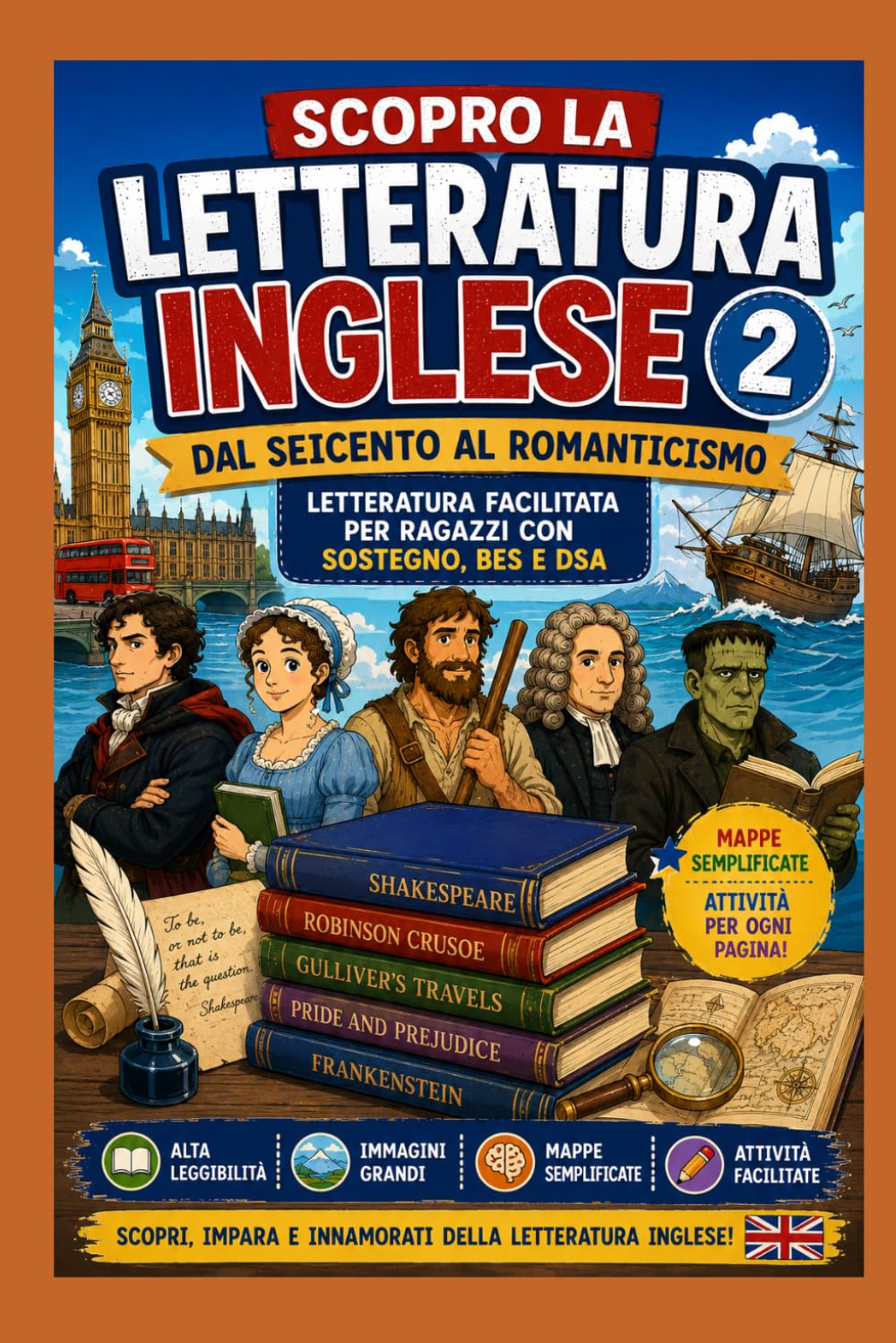 Scopro la letteratura inglese 2: Dal Seicento al Romanticismo