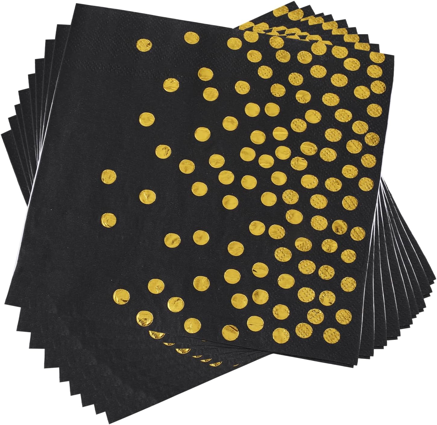 Sibba 40 PCS Gold Napkins, Stylish Bar Cocktail Paper