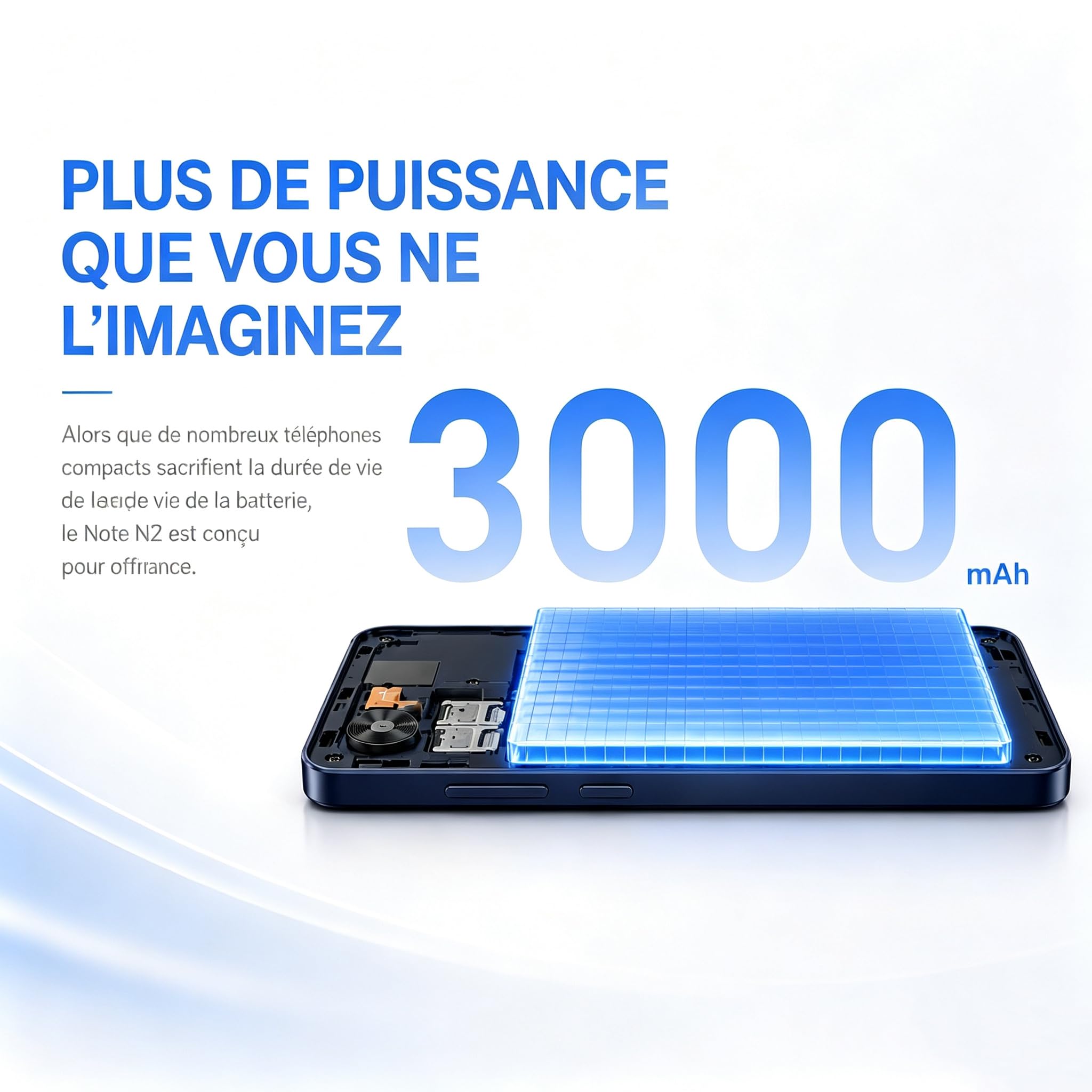 AGM Note N2 Mini Téléphone, Android 16, 4,96" Whatsapp 3+32Go IP54 3000mAh | Téléphone Mini Déverrouillé Android, Écran HD 4,96", 3Go+32Go, IP54 Double SIM, Batterie 3000mAh, Whatsapp, Orange