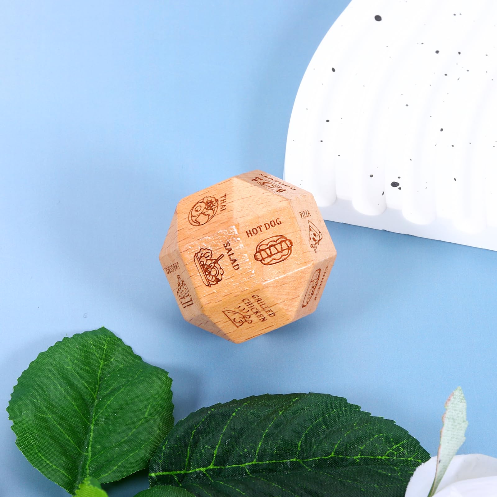 Christmas Party Favor Stocking Stuffers for Him, Anniversary Date Gifts for Him,18 Sides Food Decider Date Night Dice for Boyfriend Girlfriend Valentine Wedding Birthday Gift for Husband Wife Couple