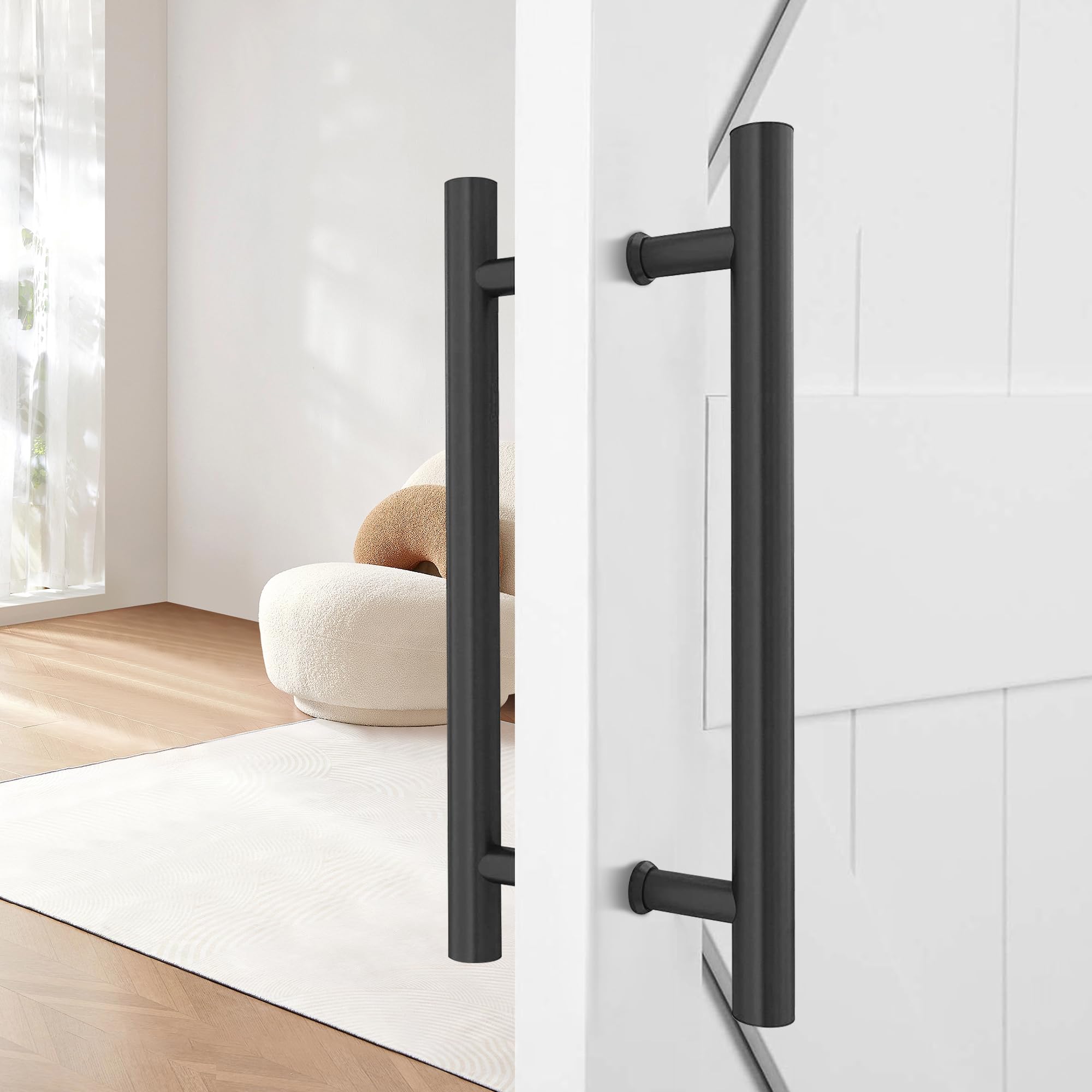 JUBEST Sliding Door Handles - Heavy Duty Black -8 JUBEST Sliding Door Handles - Heavy Duty Black -8