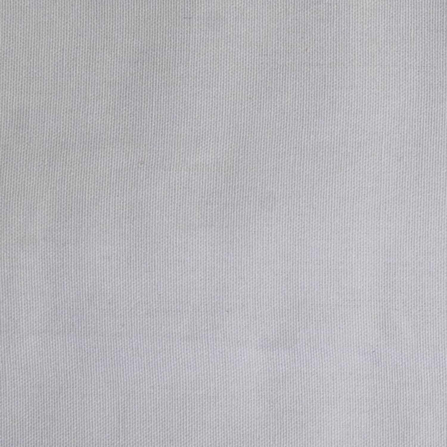 HOMESCAPES Pure Cotton Furnishing Fabric Plain Colour Grey 150 cm