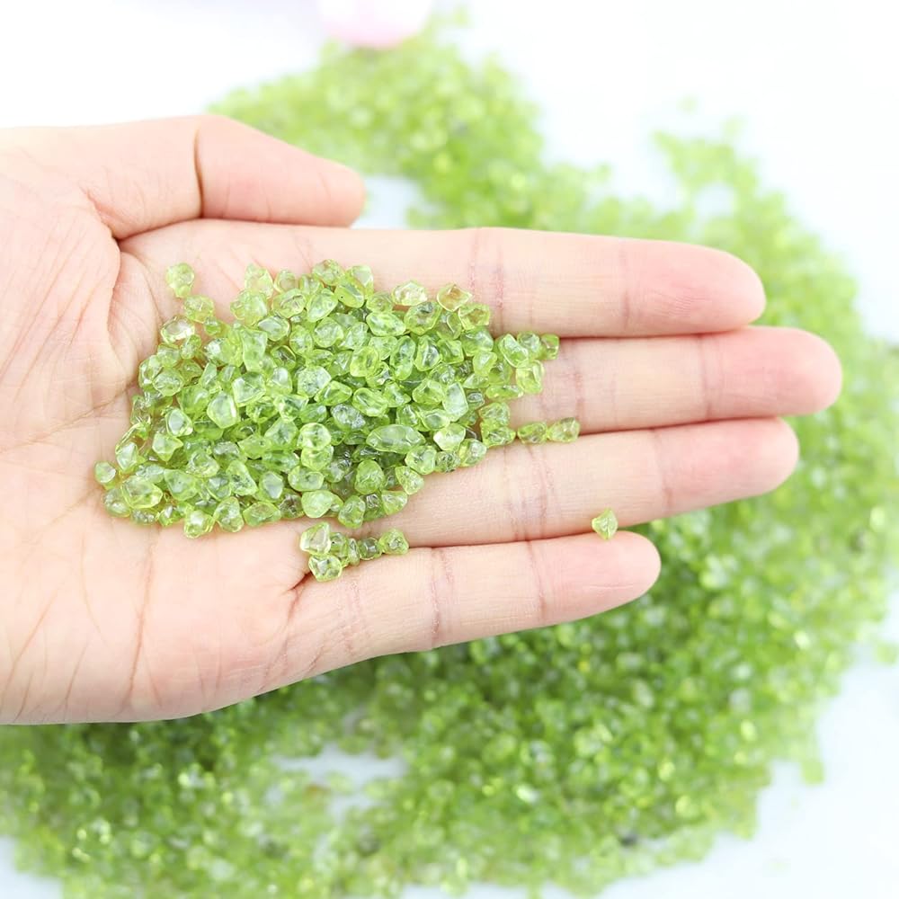 100★数量限定★太陽の石【100gハイクォリティ小粒ペリドットさざれ】❤️ Amazon | K I T A T Uペリドット さざれ 200g 天然 AAAAA 5A 浄化用