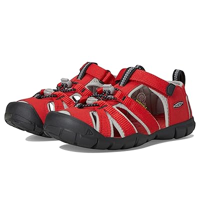 KEEN Kids Seacamp II CNX (Toddler/Little Kid/Big Kid) Kids Shoes Ribbon Red/Alloy