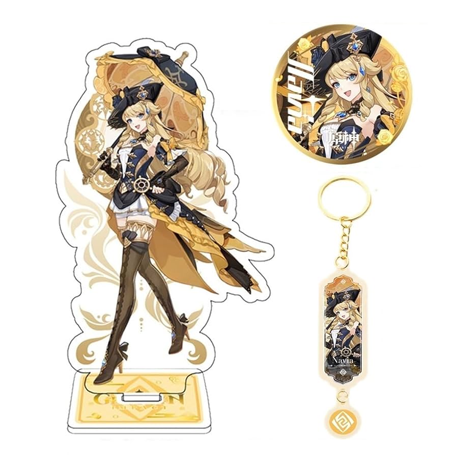 Amazon.co.jp: 原神 ナヴィア アクリルスタンド バッジ
