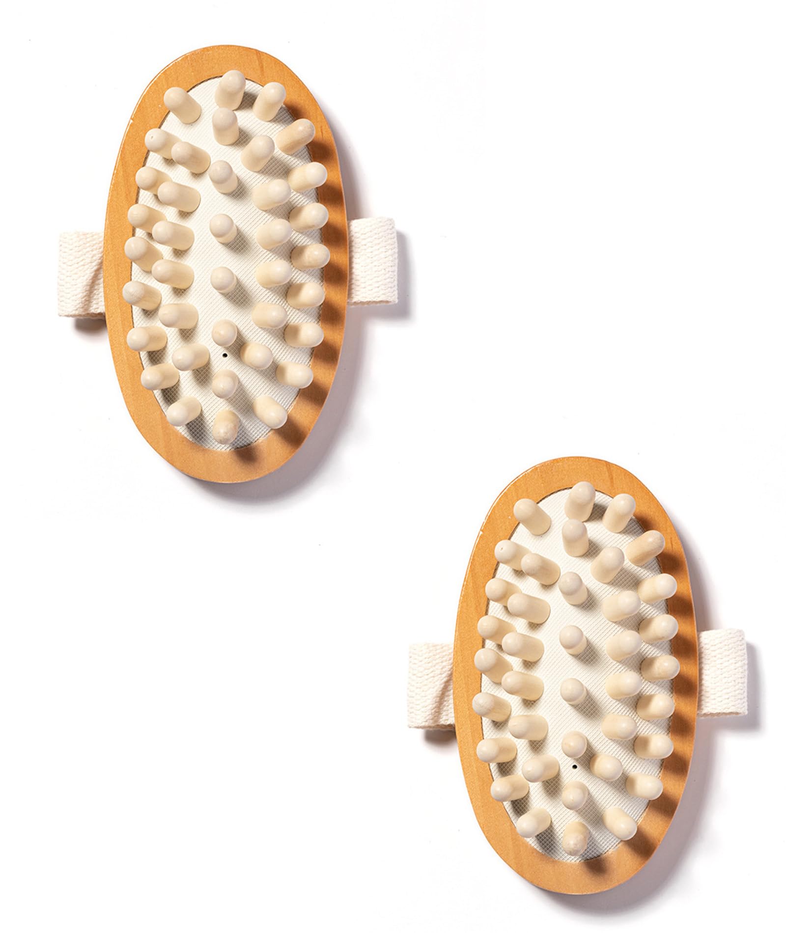 2PCS Meridian Brush, Massage Brush, Meridian Brush for Massage, Therapressure For Belly Fat And Muscle Relaxation, Oval-Shaped Bullet Head Design For Full Body Use-image-40
