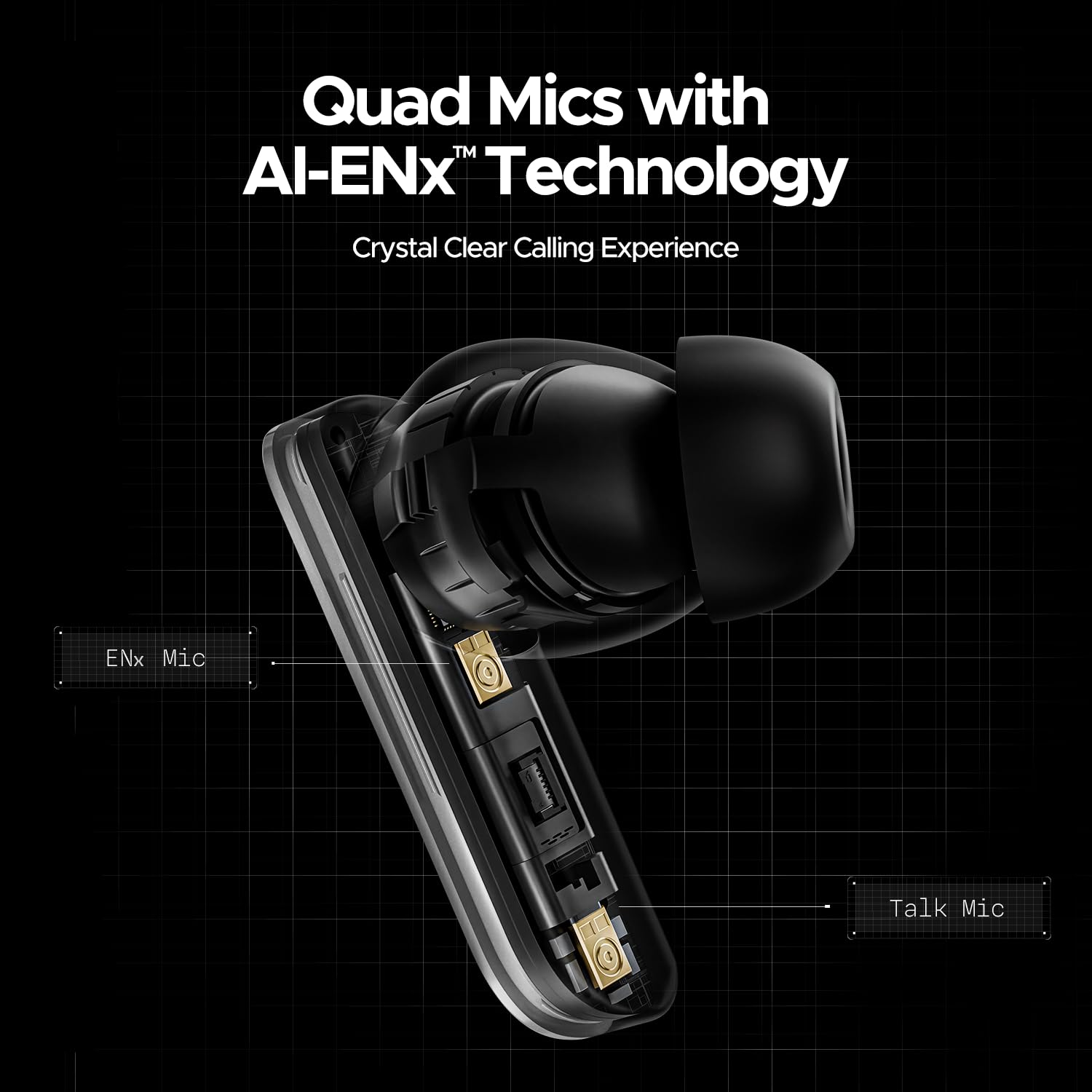boAt Nirvana X TWS,Knowles Dual Drivers, Hi-Res Audio LDAC, App Support,4Mic ENx,Dual Pair,Spatial Audio,Fast Charge, Bluetooth Earbuds, TWS Ear Buds Wireless Earphones with mic (Cosmic Onyx) — Amazon image 9
