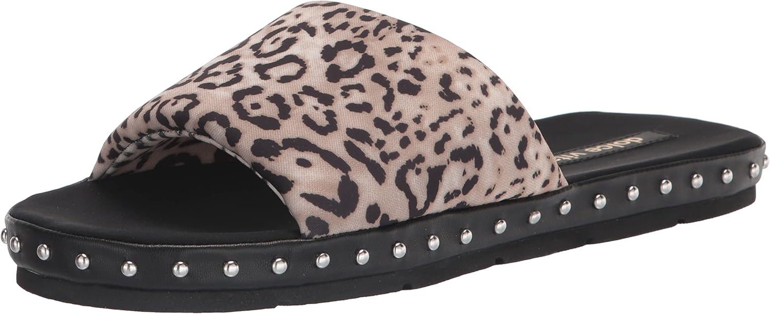 Dolce Vita Women's Mochi Slipper, BEIGE LEOPARD NEOPRENE, 9