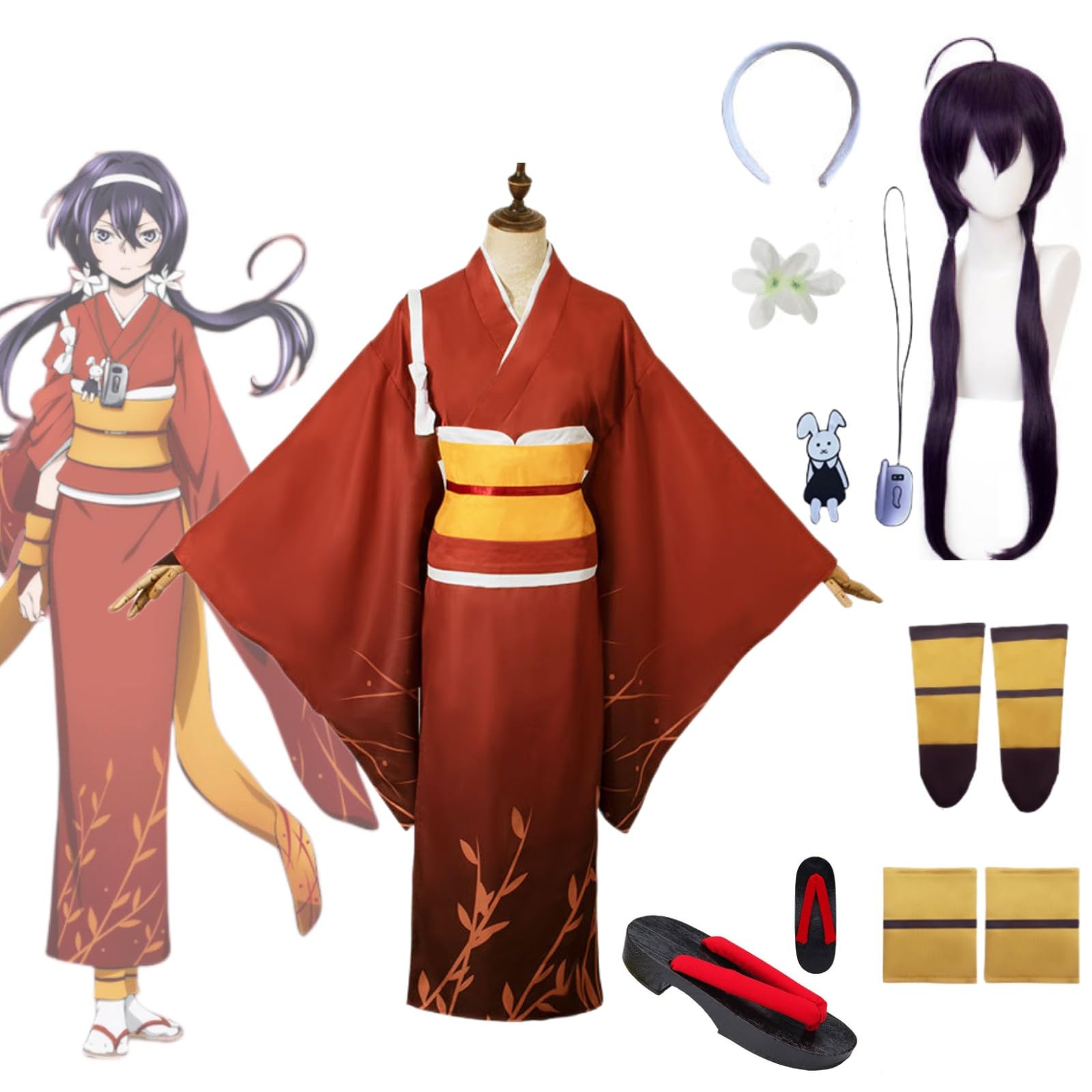 文豪ストレイドッグス 泉鏡花 コスプレ衣装 フルセット Amazon.co.jp: [CHIASA] 文豪ストレイドッグス 泉鏡花 コスプレ衣装