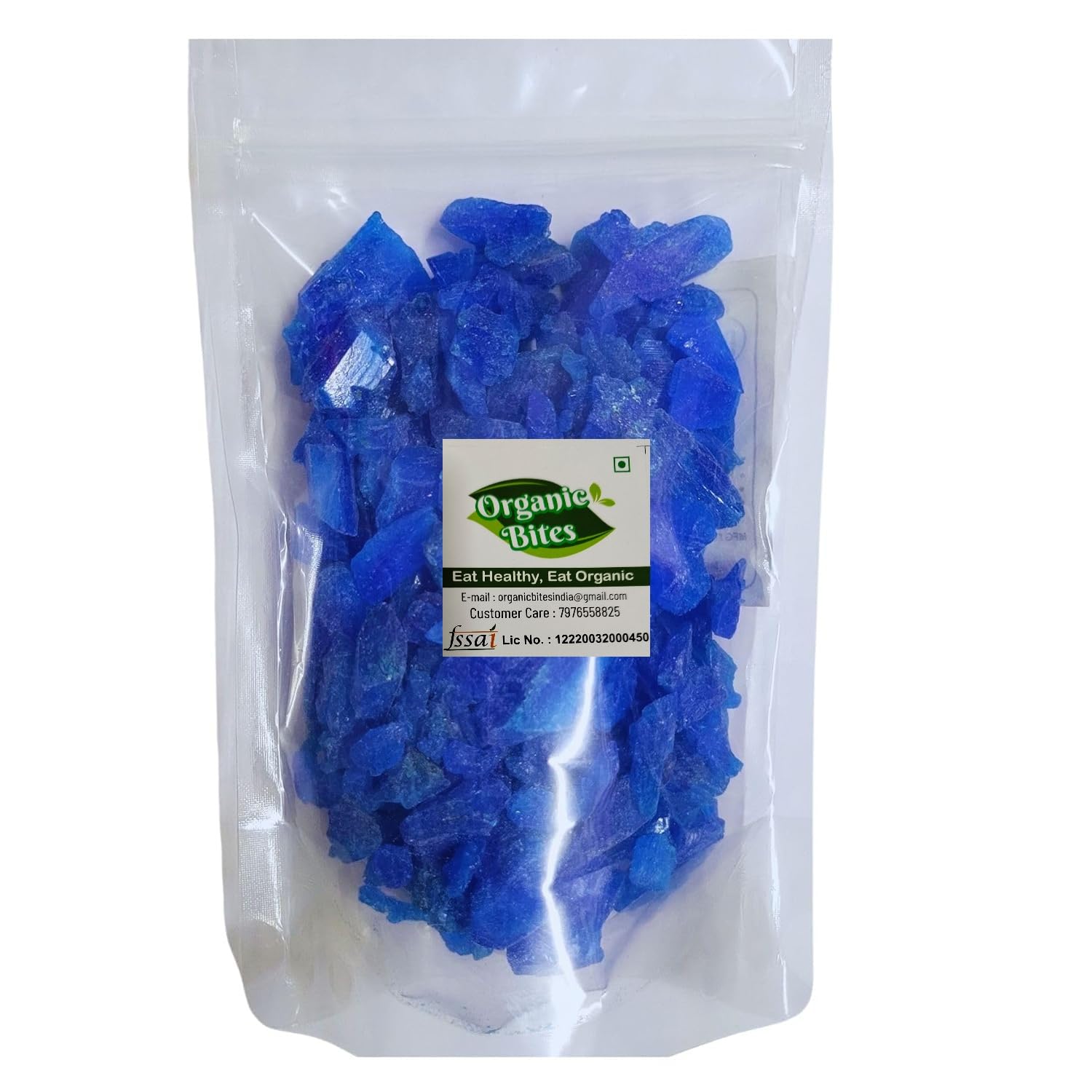 [BRSRGGLQC5YA2A3F] Organic Bites Thurish, Nila Thotha, Tutia, Blue Vitriol, Cupric sulfate, Copper Sulphate - 1 Kg
