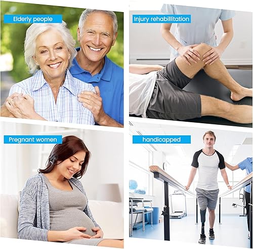 Miniatura 7 de Riel de seguridad para inodoro con altura y ancho ajustables del marco de metal para ancianos discapacitados y embarazadas, plateado, 330 libras