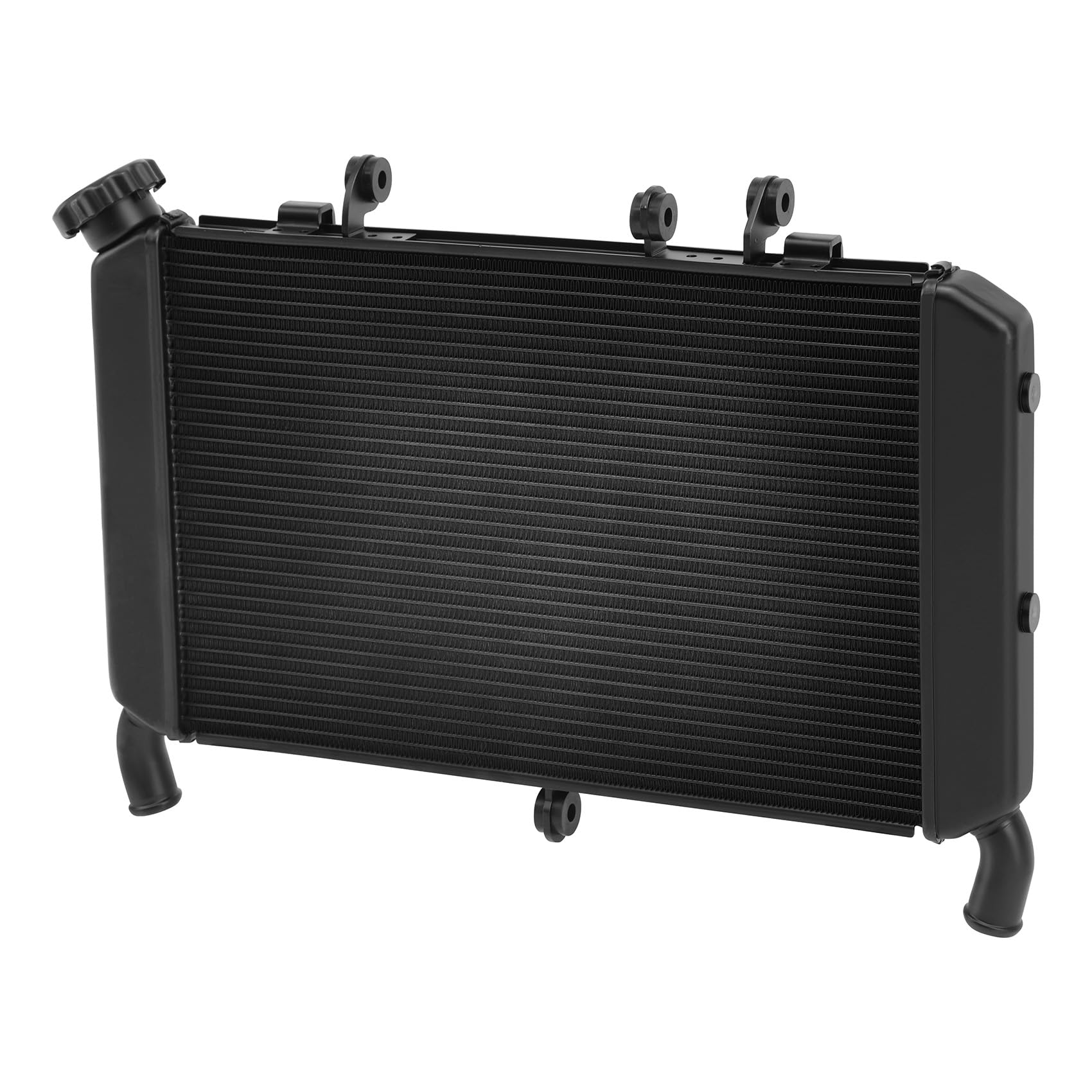 XNT MOTOR - Radiatore moto in alluminio per Yamaha MT-09, FZ09, FJ09, XSR900, TRACER 900 GT, sistema di raffreddamento ad alte prestazioni, anno di costruzione 2014-2021, nero