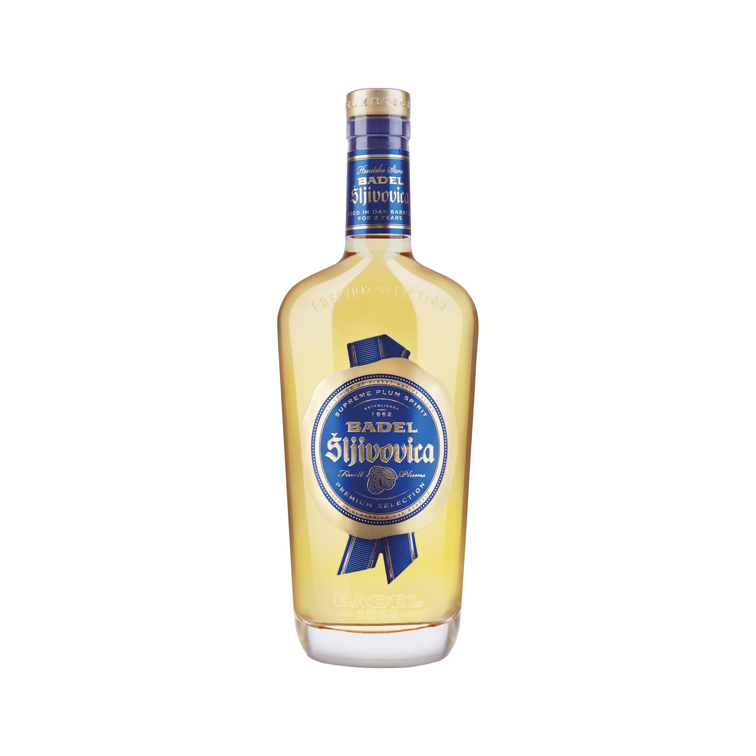 Badel Sljivovica Premium Selection Slivovitz mild Kroatien inkl. FeinWert E-Book (1 x 0.7 l)