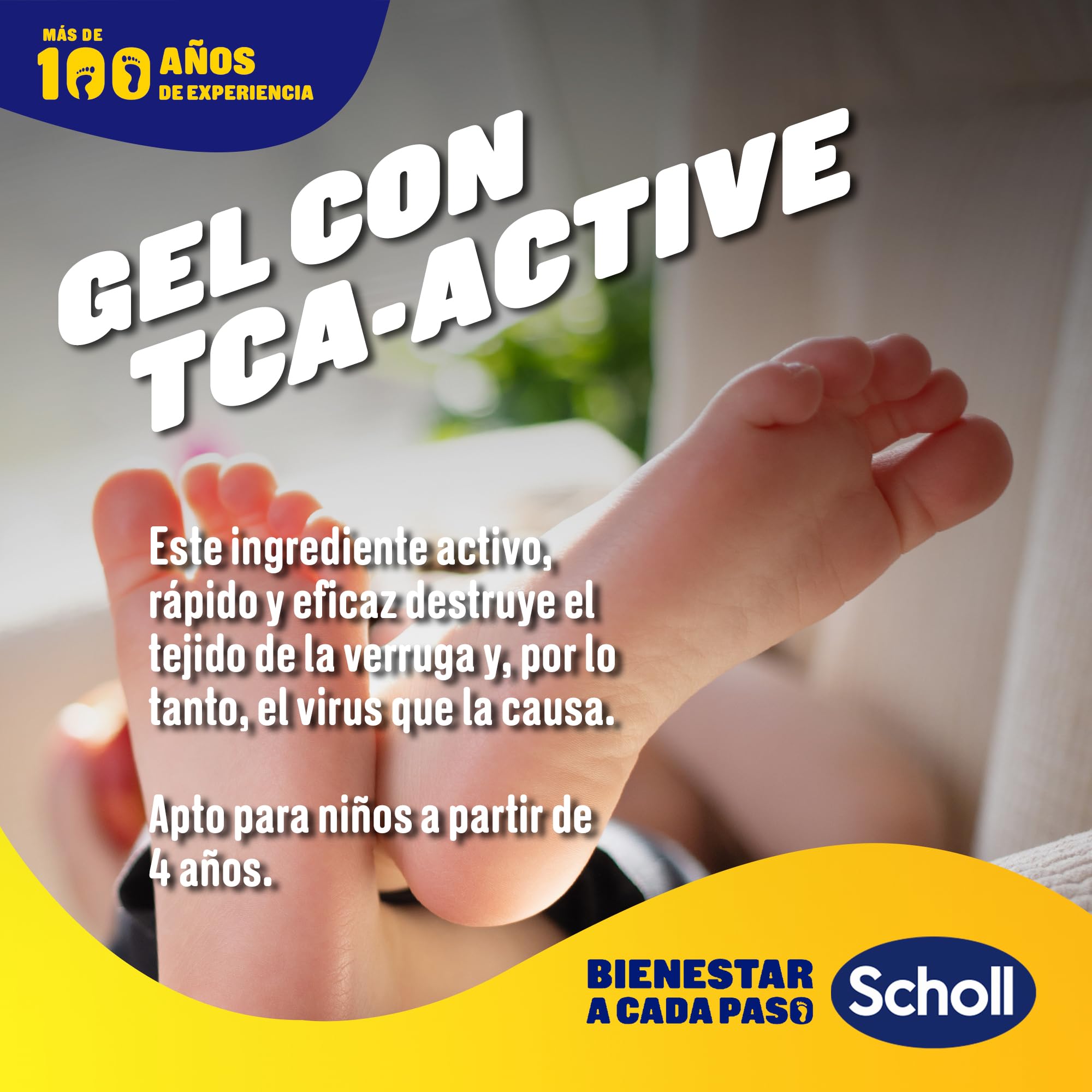 Dr. Scholl's Lapiz de Tratamiento Verrugas - Resultados visibles en una semana - Aplicador de precision - Clinicamente probado - TCA Active Gel