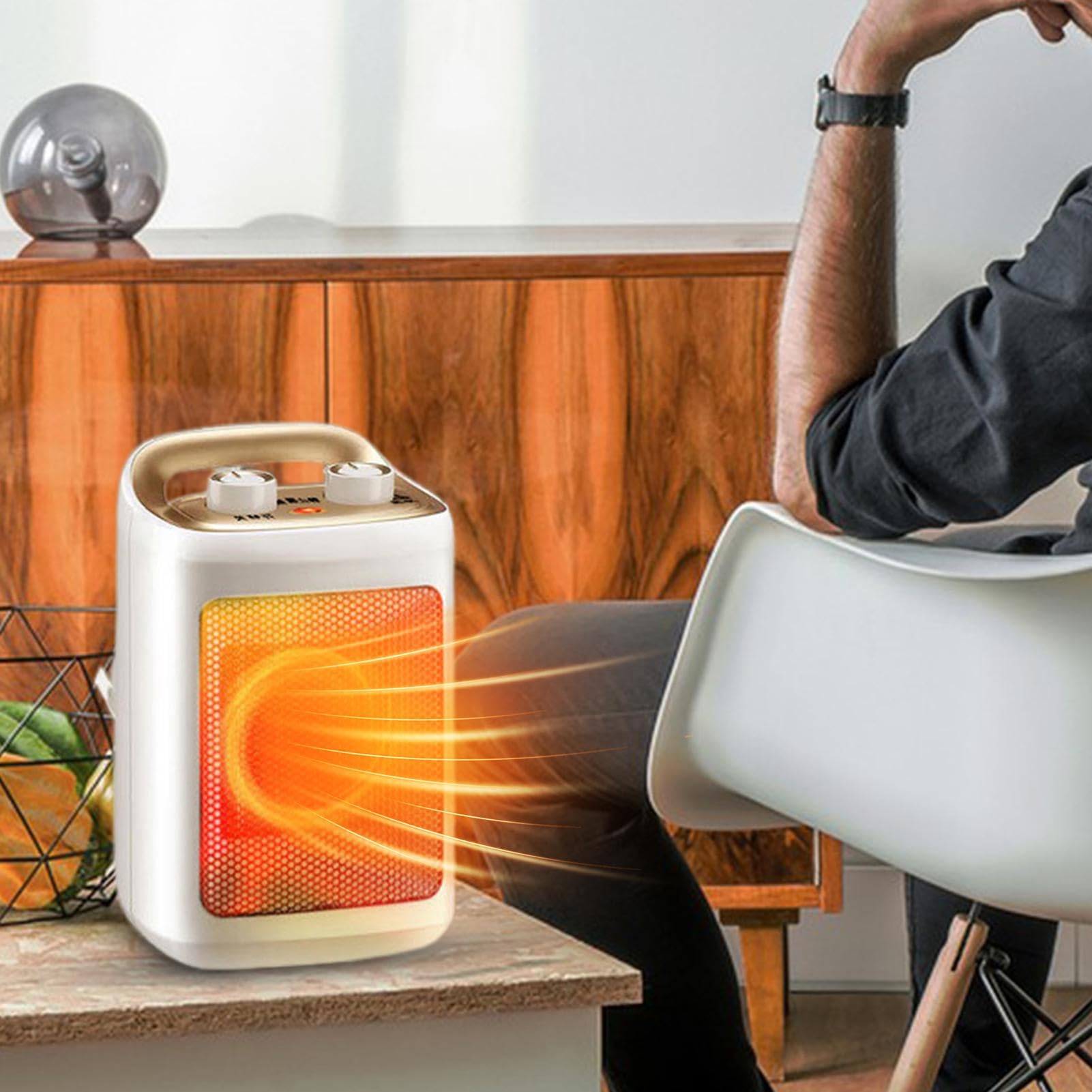 Calefactor Eléctrico de Ambiente Ventiladores Radiadores Portátiles de 220V