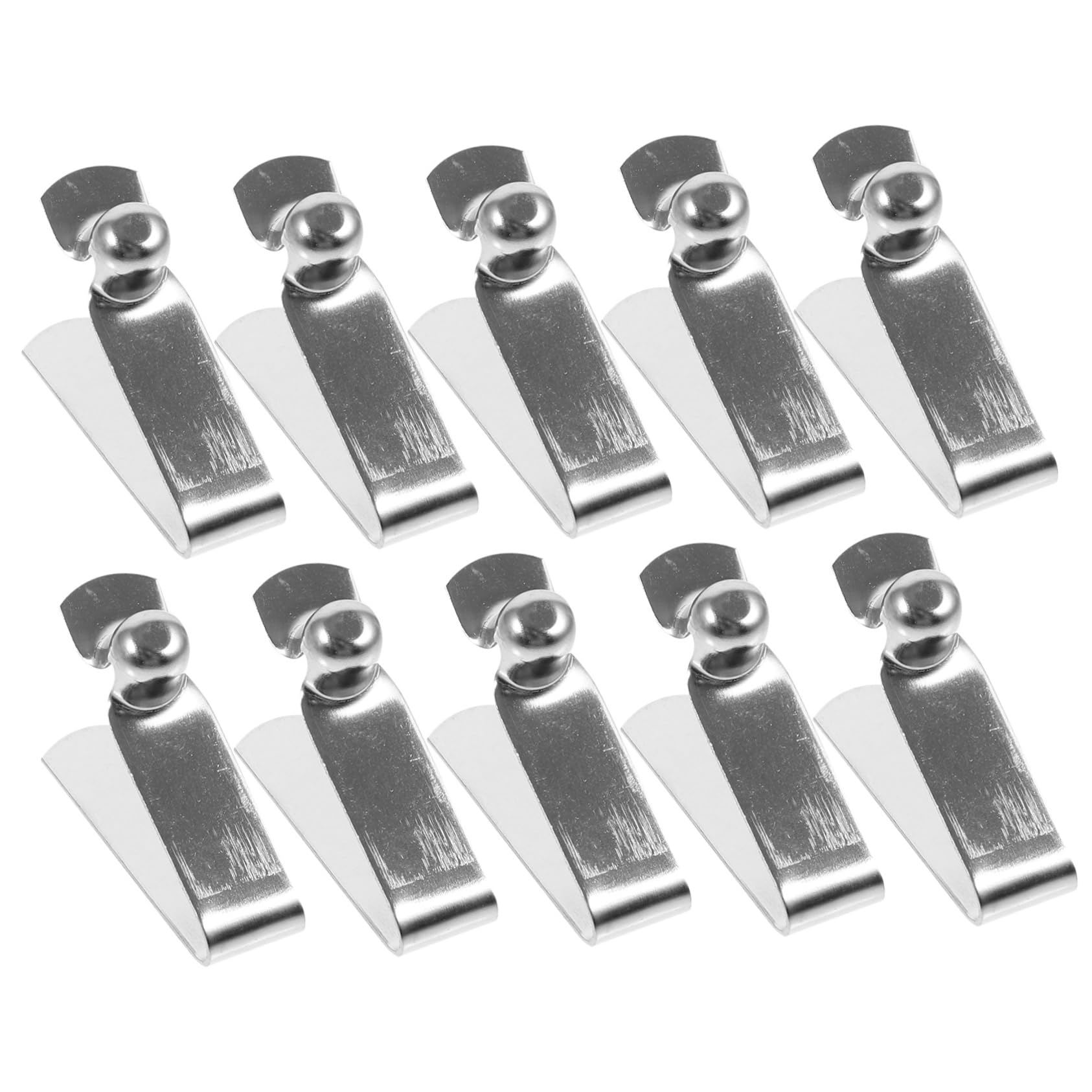 LIFKICH Pole Spring Clip V- Shrapnel Buckle 10pcs Snap Clips for Tent Pole Push Button