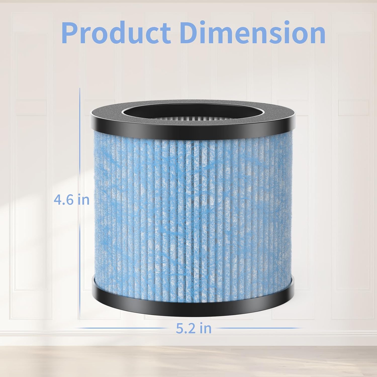 2-Pack TPAP002 Replacement Filter Compatible with TOPPIN TPAP002 Purifier Comfy Air C1, Part# TPFF002, 4-IN-1 Filters - Image 3