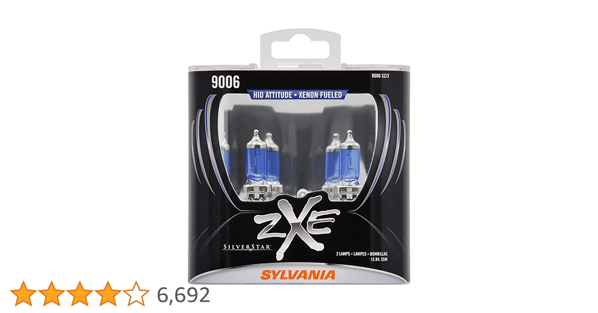 … SYLVANIA SilverStar zXe GOLD H13 Xenon Charged Headlight Bulbs