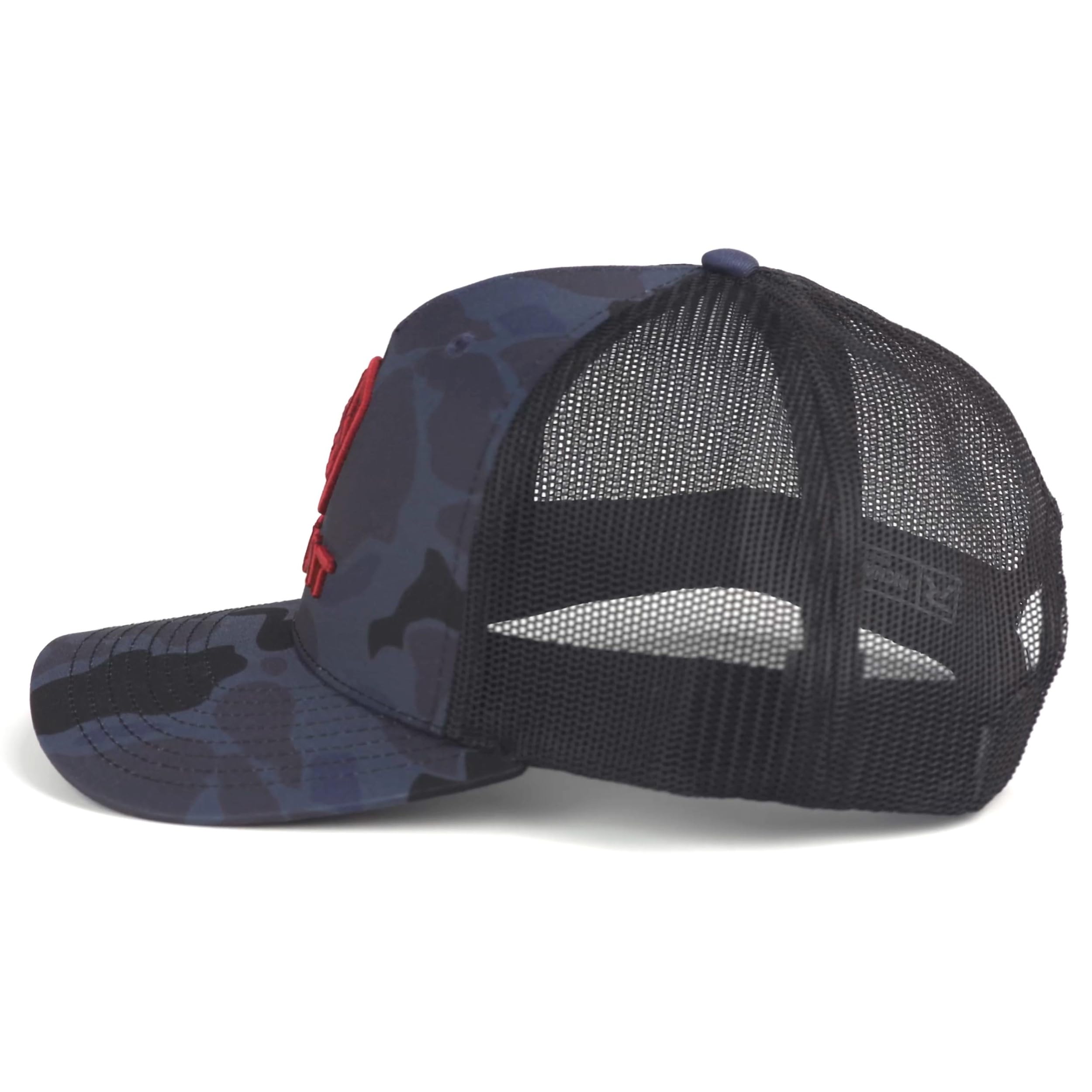 ARIAT Richardson 112 - Cappellino da camionista con logo ricamato 3D rosso