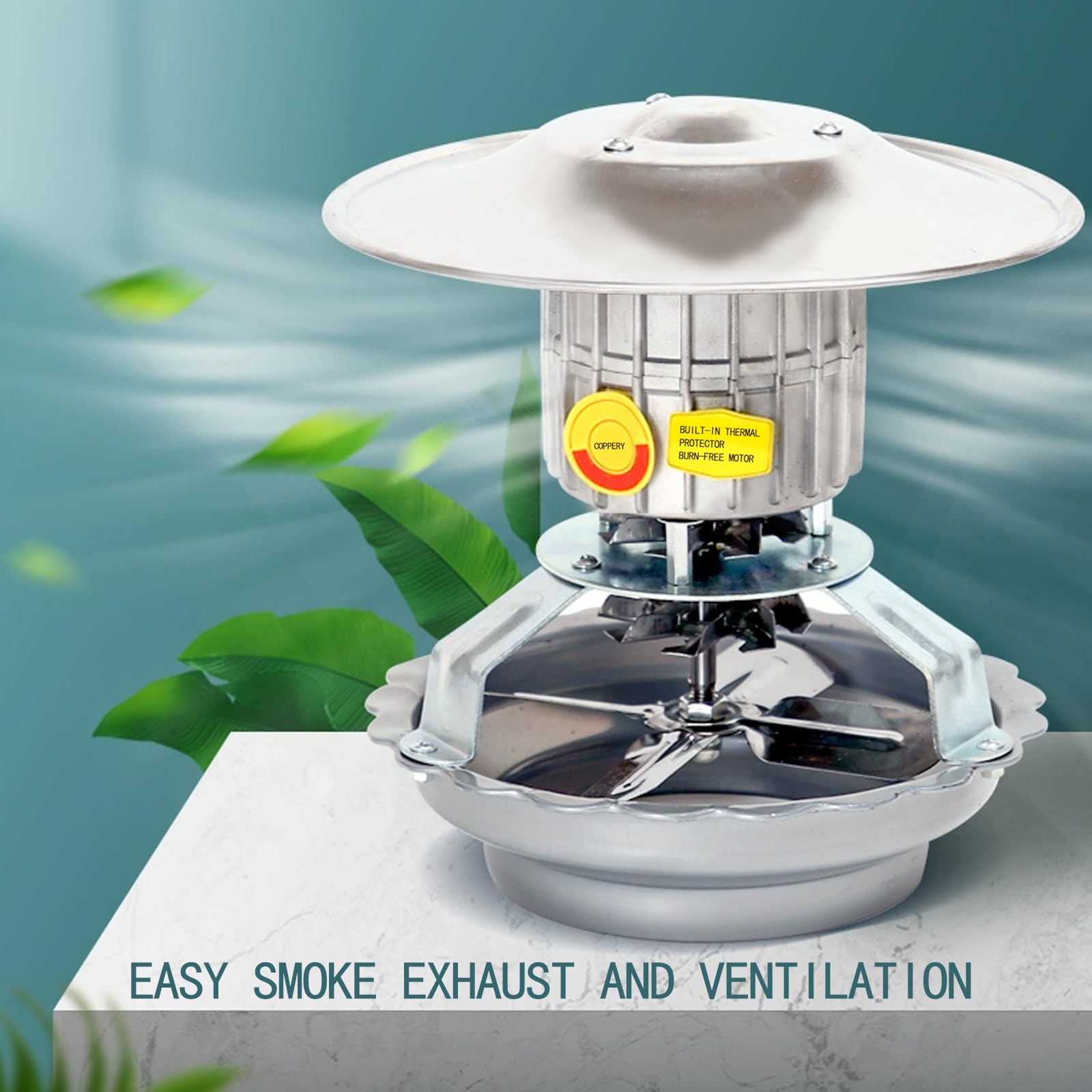 JHKJ Schoorsteen Ventilator, 120W Schoorsteen Ventilatie Ventilatoren, Open Haard Rook Extractor Pompen, Elektrische Schoorsteen Ventilator Rookkanaal Schoorsteen Uitlaat Ventilator