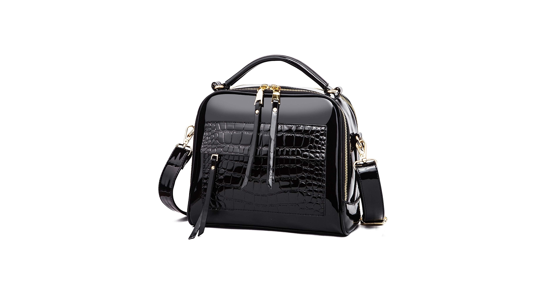 Amazon.com: Chikencall Women's Patent Leather Handbag and