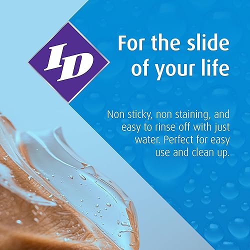 Miniatura 3 de ID Glide - Lubricante personal a base de agua de 2.2 onzas líquidas hipoalergénica para hombres, mujeres y parejas, sensación natural Liquid Glide