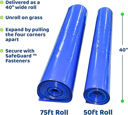 Miniatura 5 de Tobogán acuático original de la familia gigante para patio trasero Sujetadores de salvaguardia Adulto y Adolescente Super Slip and Slide. Tobogán