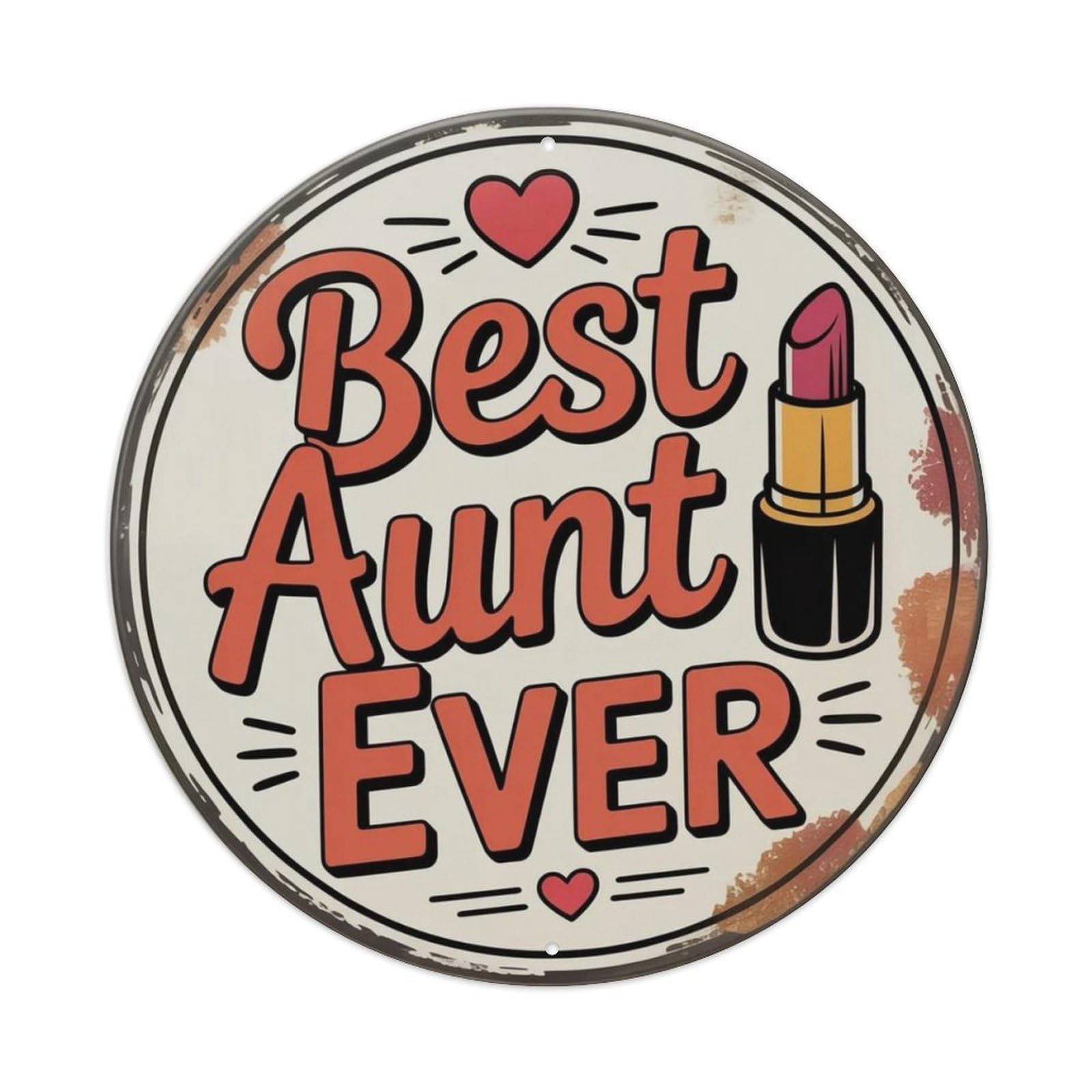 Best Aunt Eve Metal Tin Sign Plaque