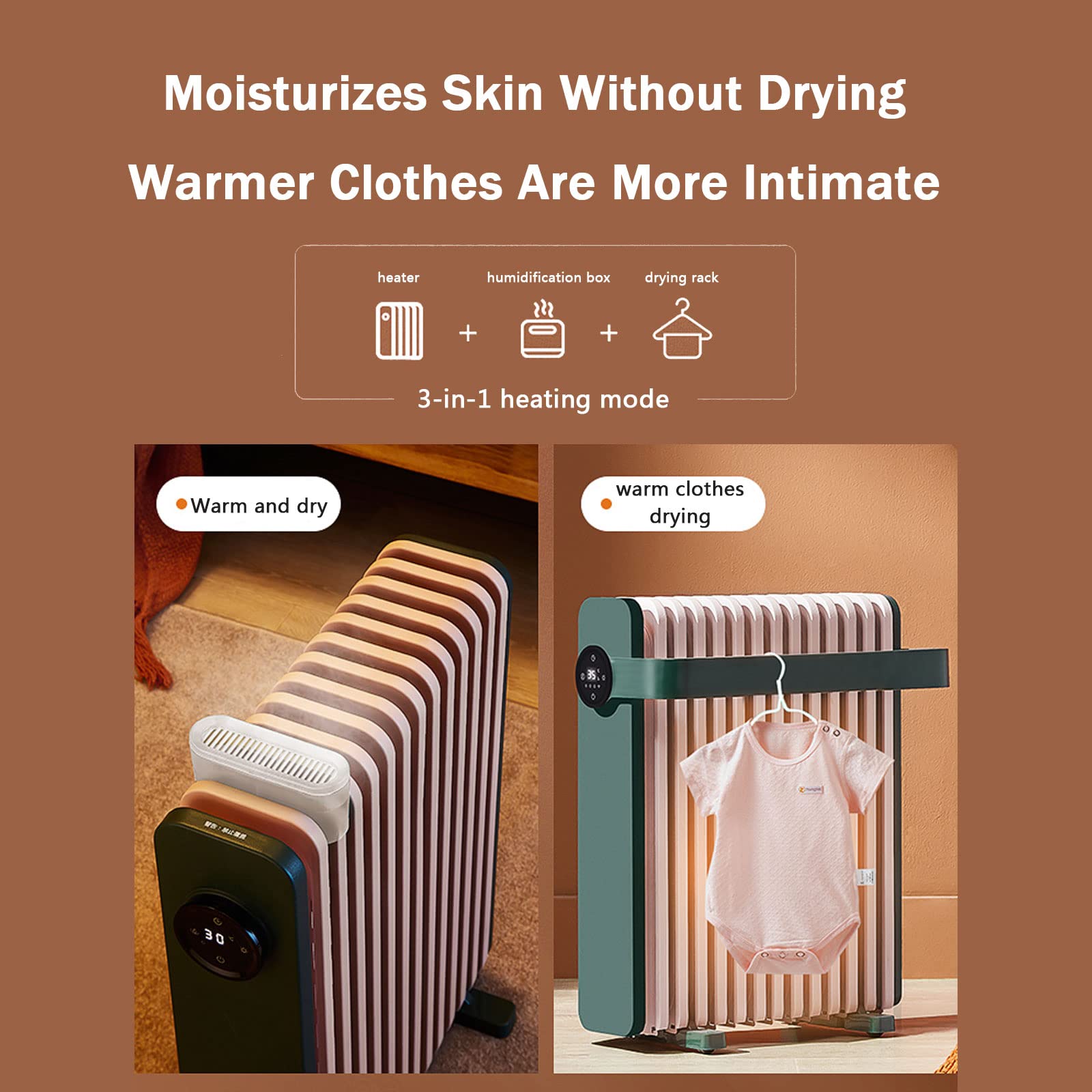 Amazon.co.jp : オイルヒーター オイルフリーヒーター ノンオイル