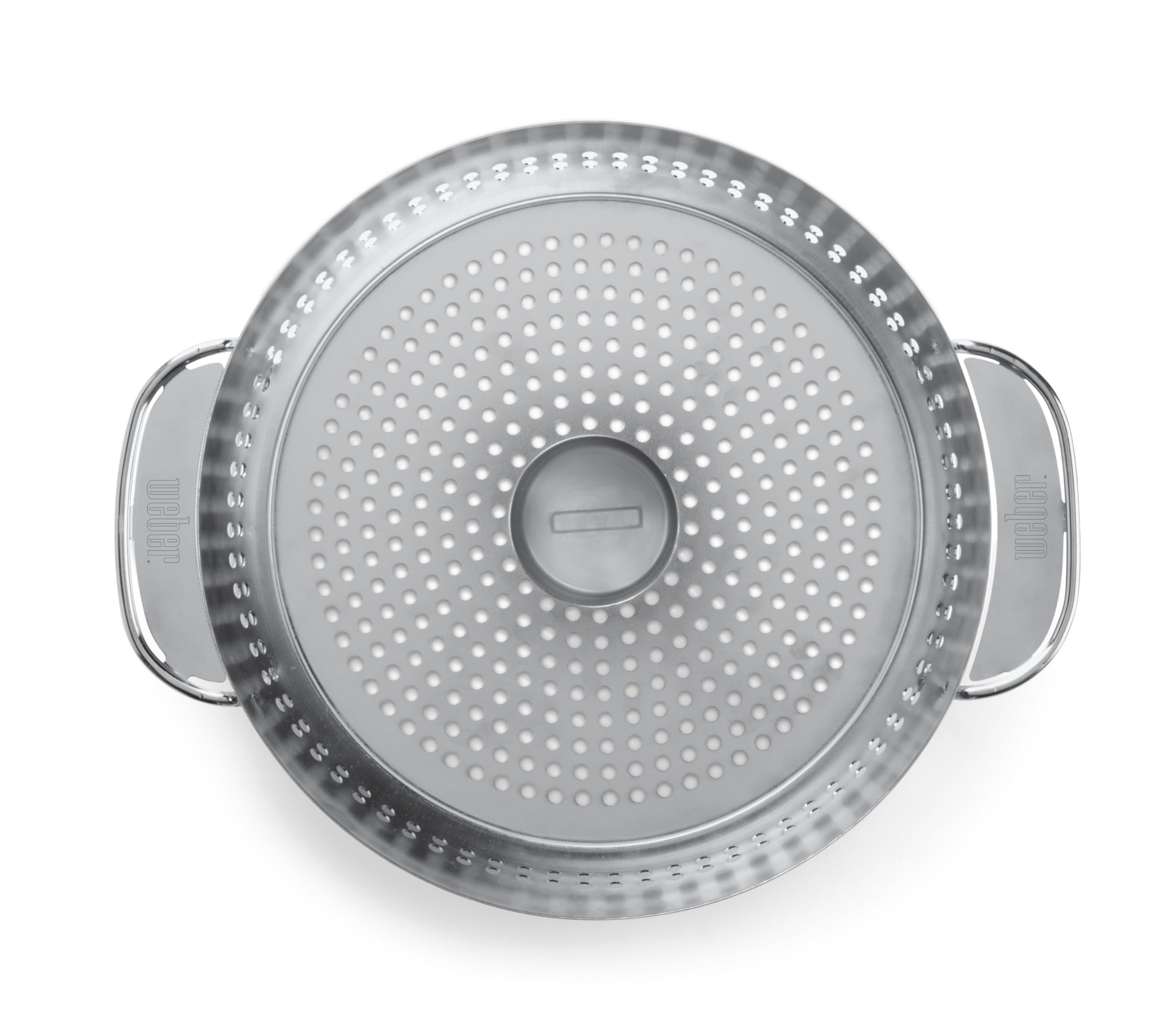 Weber Geflügelhalter Edelstahl für Gourmet BBQ System - saftiges Grillen von Hähnchen und Pute, spülmaschinenfest – Silber (8838)