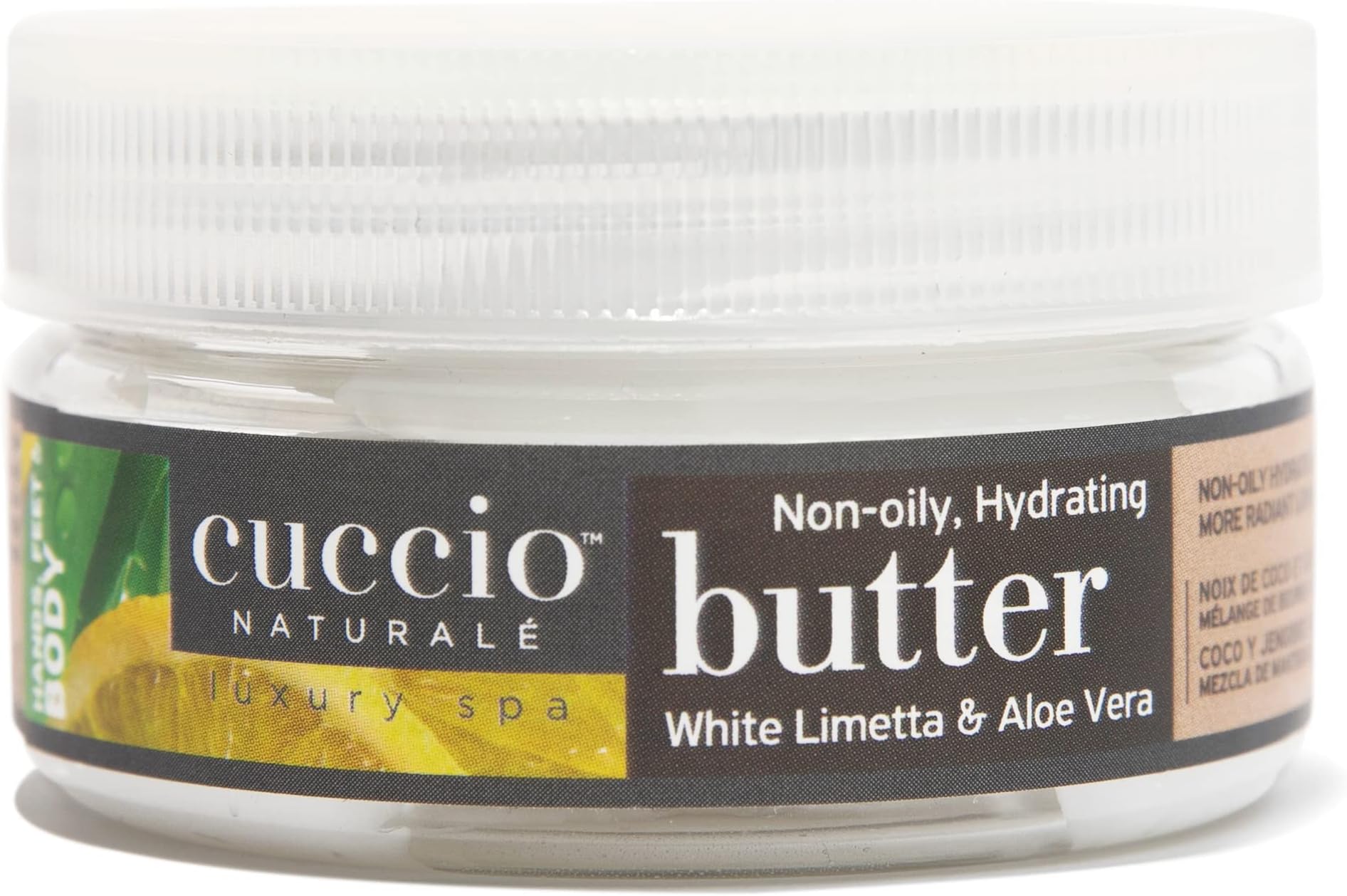Naturale Butter Blends - Ultra-Moisturizing, Renewing Scented Body Cream - Deep, Renewing Hydration For Dry Skin Repair - Made With All Natural Ingredients - White Limetta & Aloe Vera - 4 Oz