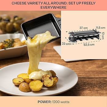 Klarstein Sirloin Raclette Grill - 2-in-1: Aluminium Brazil