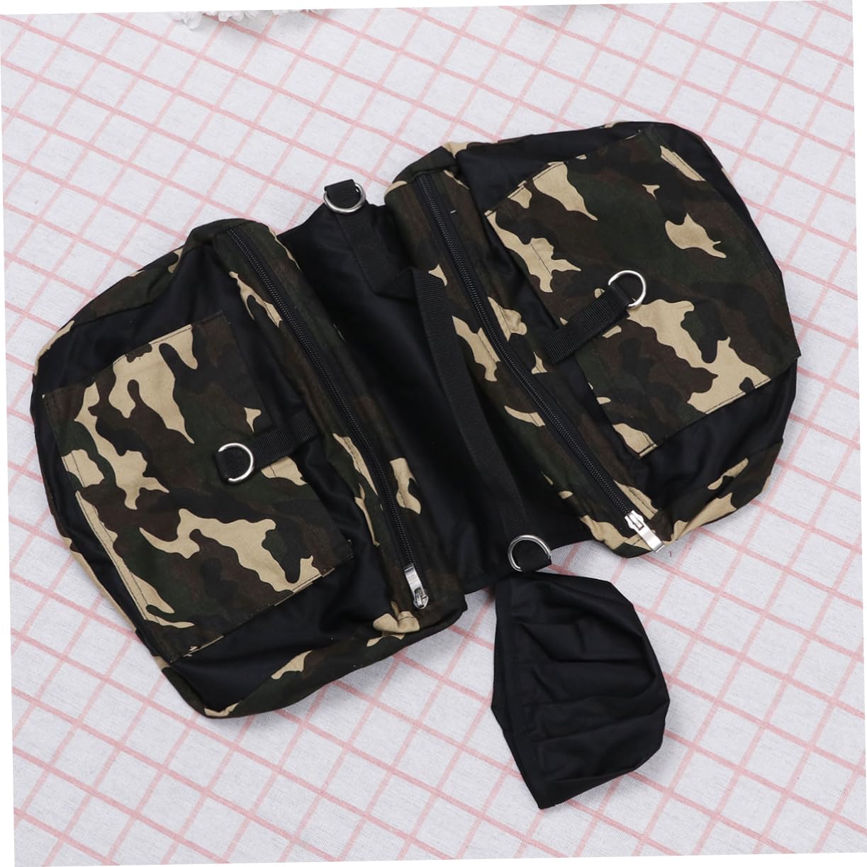 BCOATH Dog Packs for Hiking Camping Multi-use Backpack for Medium/Large Dogs Mesh Bag Rear Leash Hook